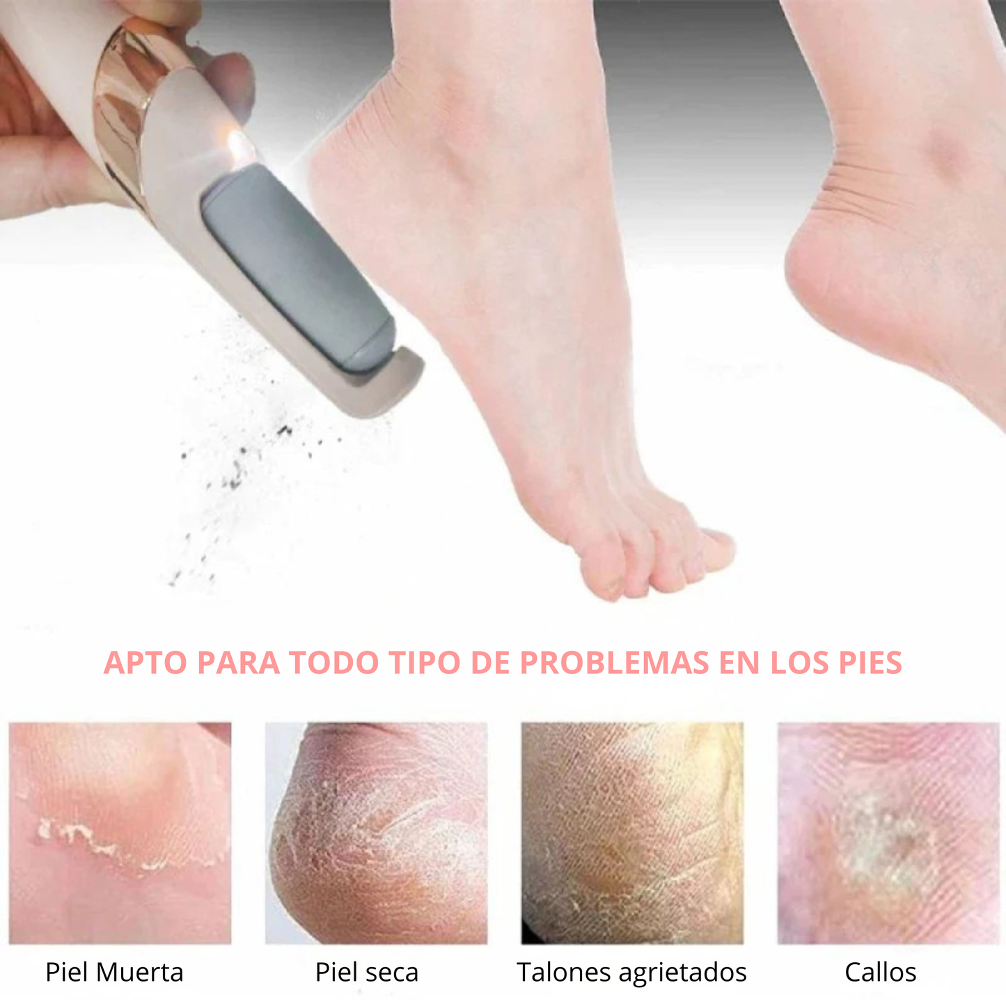 Lima eléctrica para pies