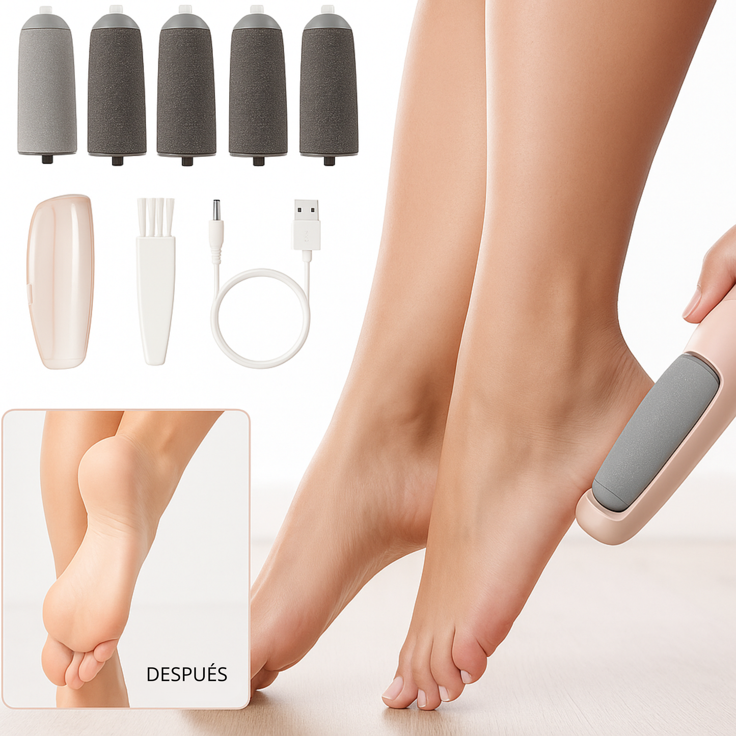 Lima eléctrica para pies